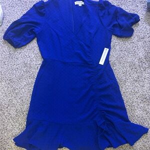 Emma & Michele Royal Blue Midi Dress